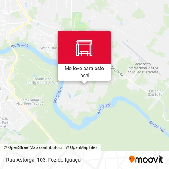 Rua Astorga, 103 mapa