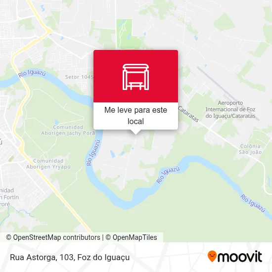 Rua Astorga, 103 mapa