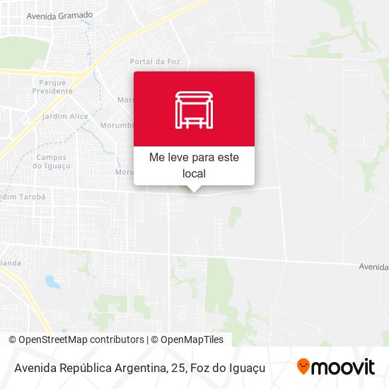 Avenida República Argentina, 25 mapa