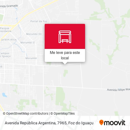 Avenida República Argentina, 7965 mapa