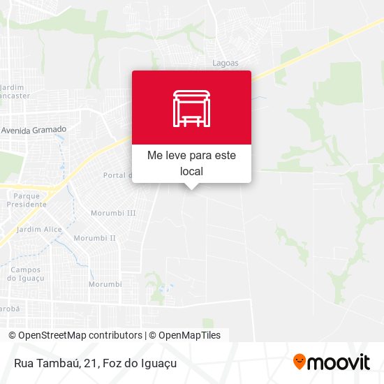 Rua Tambaú, 21 mapa