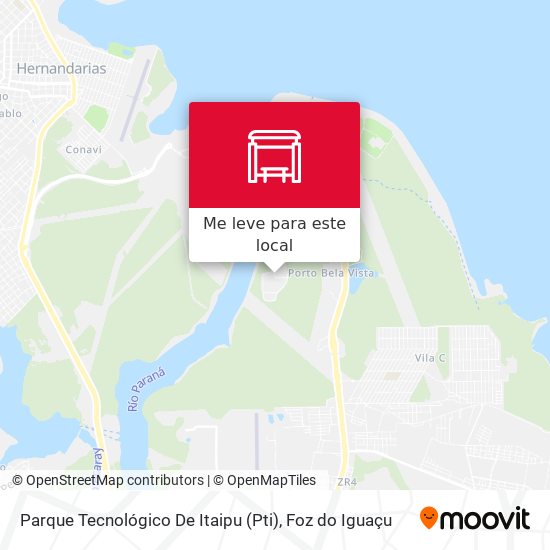 Parque Tecnológico De Itaipu (Pti) mapa