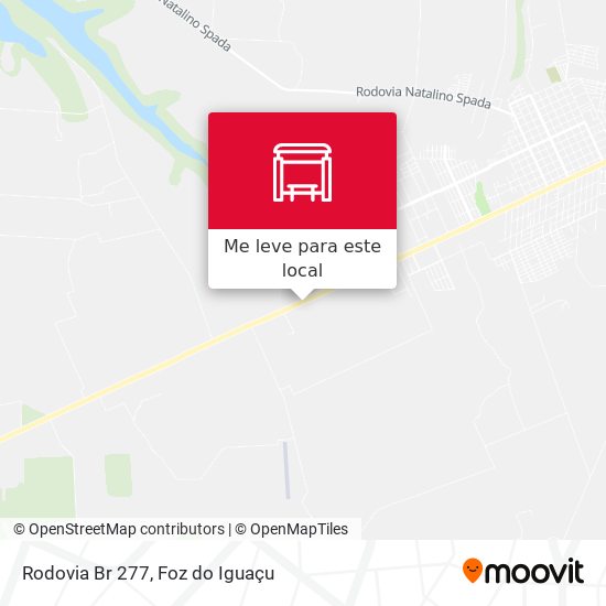 Rodovia Br 277 mapa