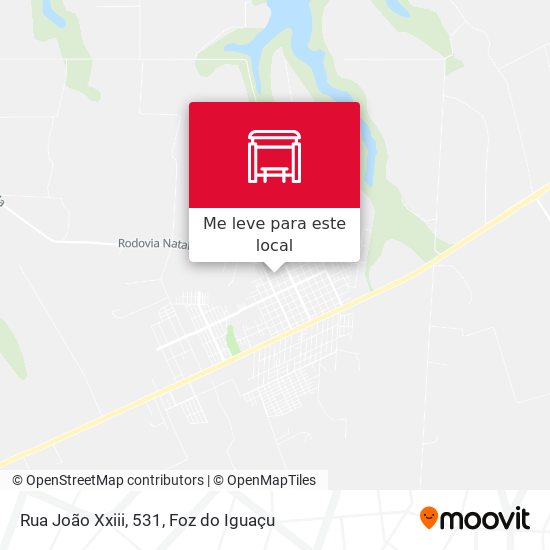 Rua João Xxiii, 531 mapa