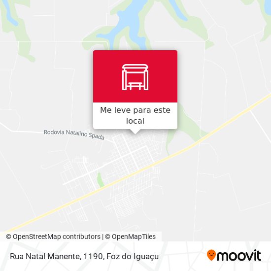 Rua Natal Manente, 1190 mapa
