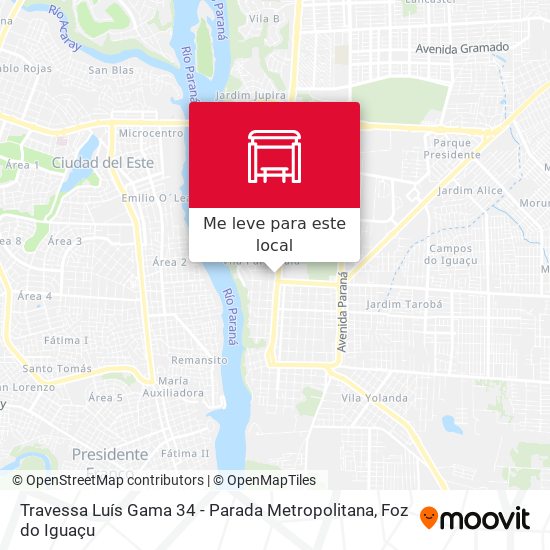 Travessa Luís Gama 34 - Parada Metropolitana mapa