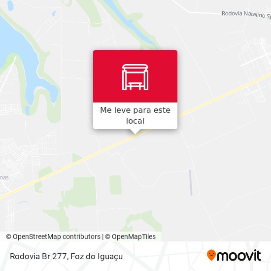 Rodovia Br 277 mapa