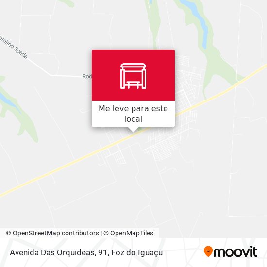 Avenida Das Orquídeas, 91 mapa