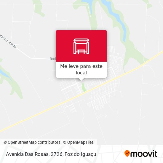 Avenida Das Rosas, 2726 mapa
