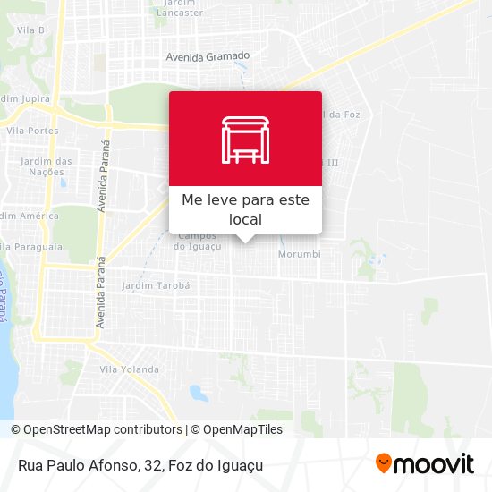 Rua Paulo Afonso, 32 mapa