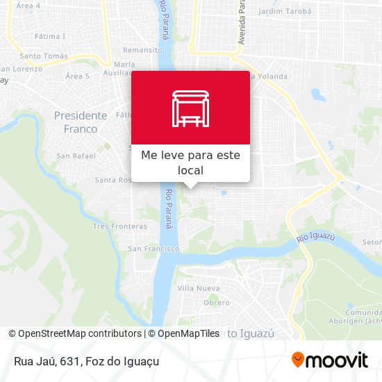 Rua Jaú, 631 mapa