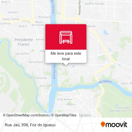 Rua Jaú, 306 mapa