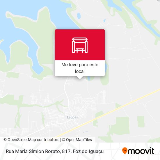 Rua Maria Simion Rorato, 817 mapa