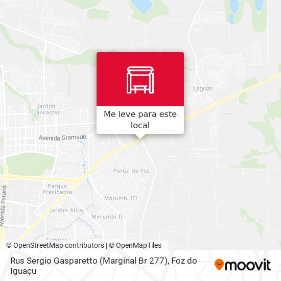 Rus Sergio Gasparetto (Marginal Br 277) mapa