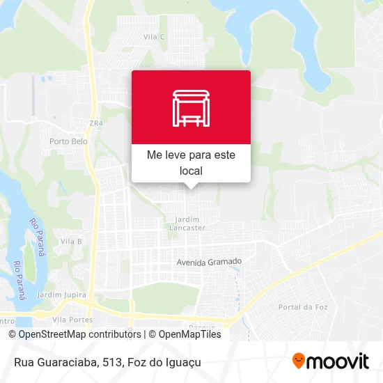 Rua Guaraciaba, 513 mapa