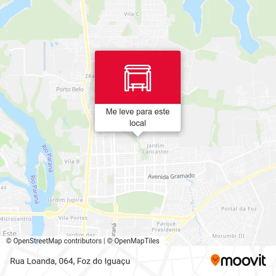 Rua Loanda, 064 mapa