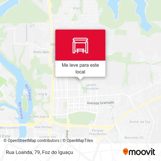 Rua Loanda, 79 mapa