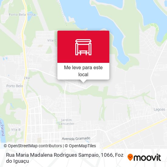 Rua Maria Madalena Rodrigues Sampaio, 1066 mapa