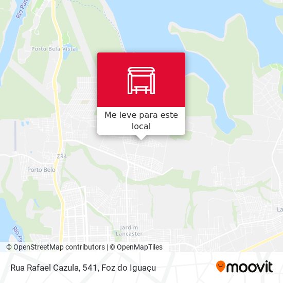 Rua Rafael Cazula, 541 mapa