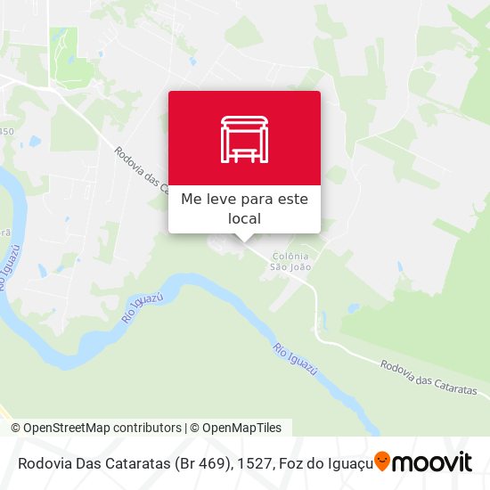 Rodovia Das Cataratas (Br 469), 1527 mapa