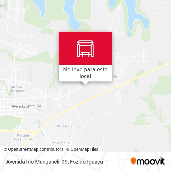 Avenida Irio Manganeli, 99 mapa