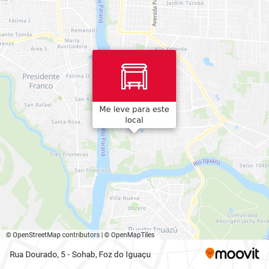 Rua Dourado, 5 - Sohab mapa