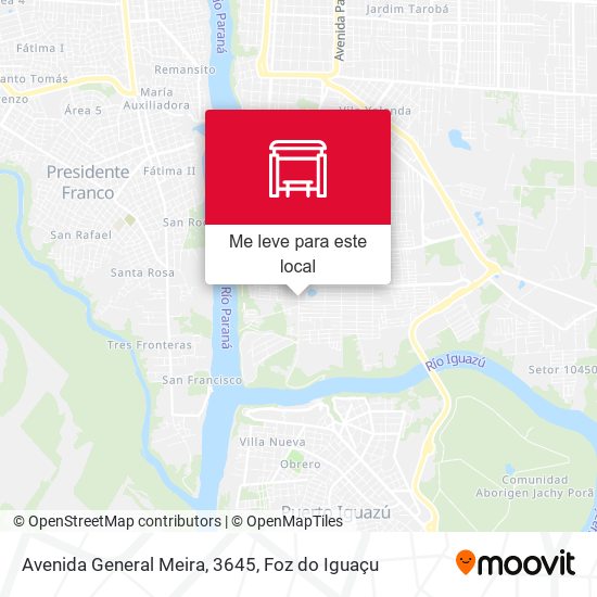 Avenida General Meira, 3645 mapa