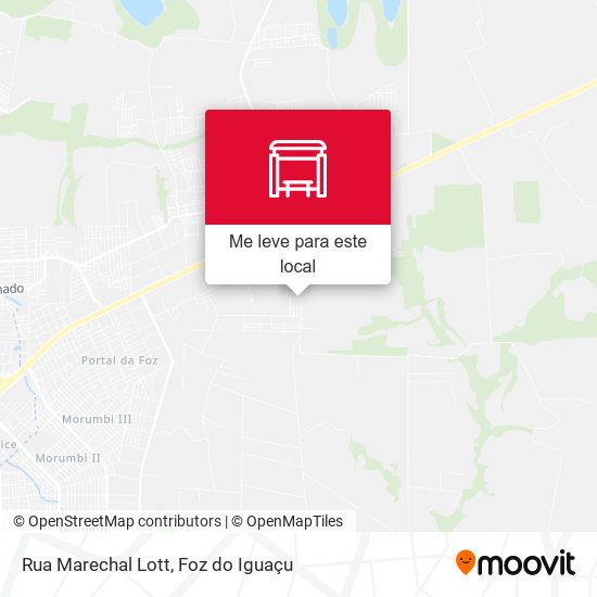 Rua Marechal Lott mapa
