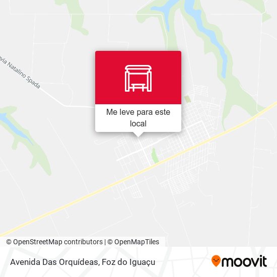 Avenida Das Orquídeas mapa