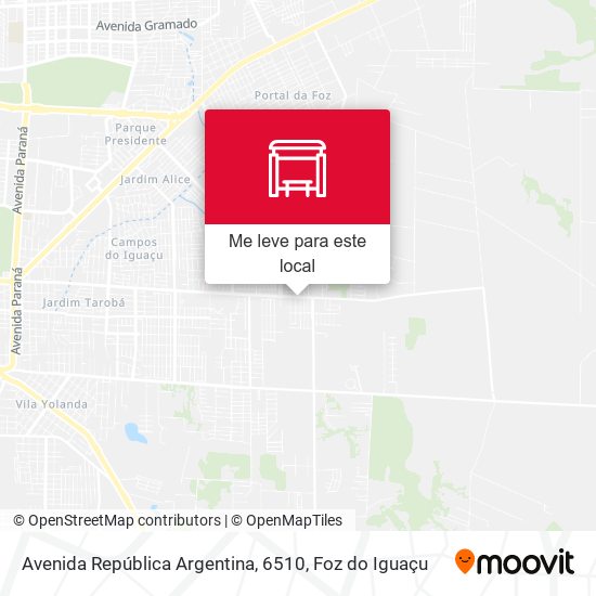 Avenida República Argentina, 6510 mapa