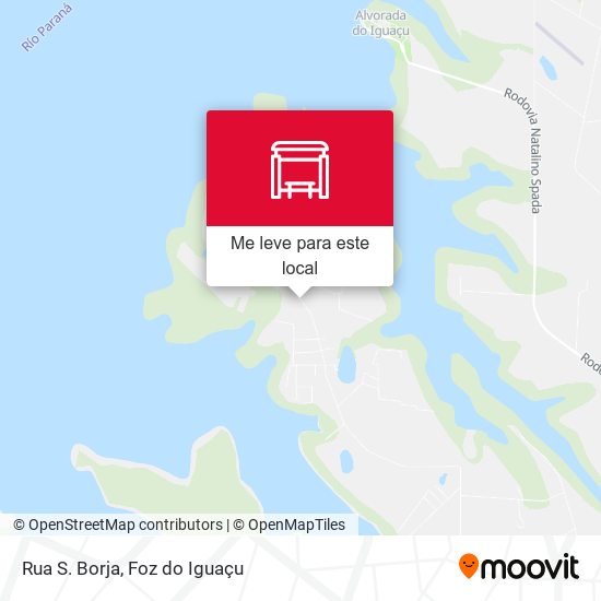Rua S. Borja mapa