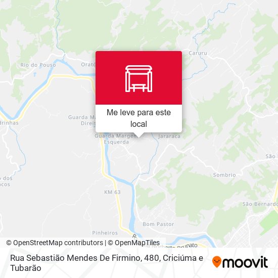 Rua Sebastião Mendes De Firmino, 480 mapa