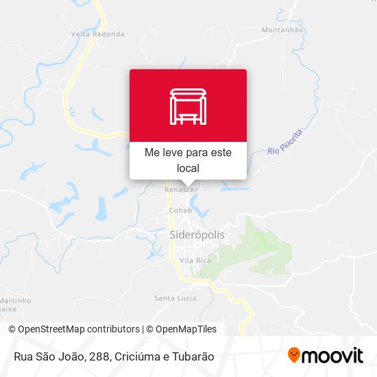 Rua São João, 288 mapa