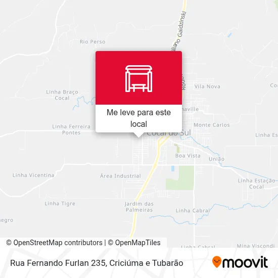 Rua Fernando Furlan 235 mapa