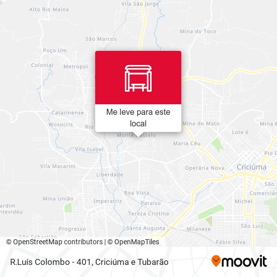 R.Luís Colombo - 401 mapa