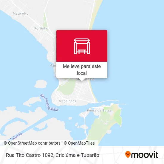 Rua Tito Castro 1092 mapa