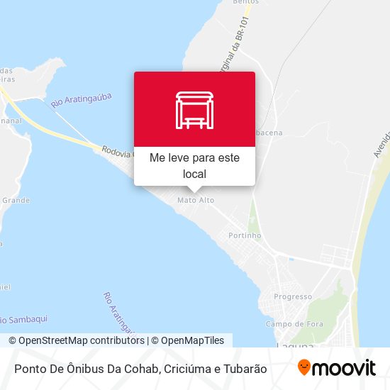 Ponto De Ônibus Da Cohab mapa