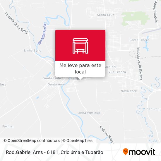 Rod.Gabriel Arns - 6181 mapa