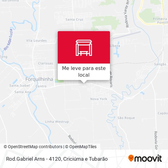 Rod.Gabriel Arns - 4120 mapa