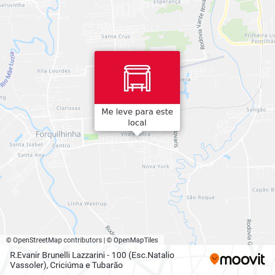 R.Evanir Brunelli Lazzarini - 100 (Esc.Natalio Vassoler) mapa