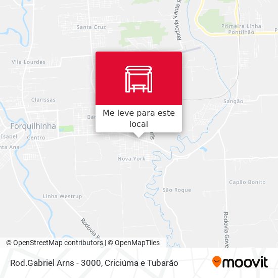 Rod.Gabriel Arns - 3000 mapa