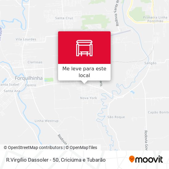 R.Virgílio Dassoler - 50 mapa