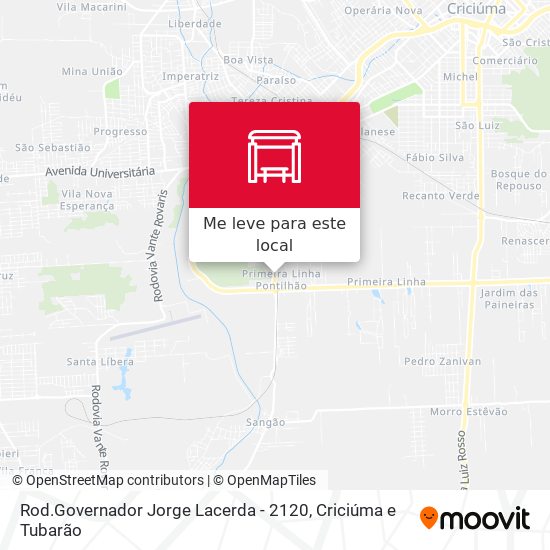 Rod.Governador Jorge Lacerda - 2120 mapa