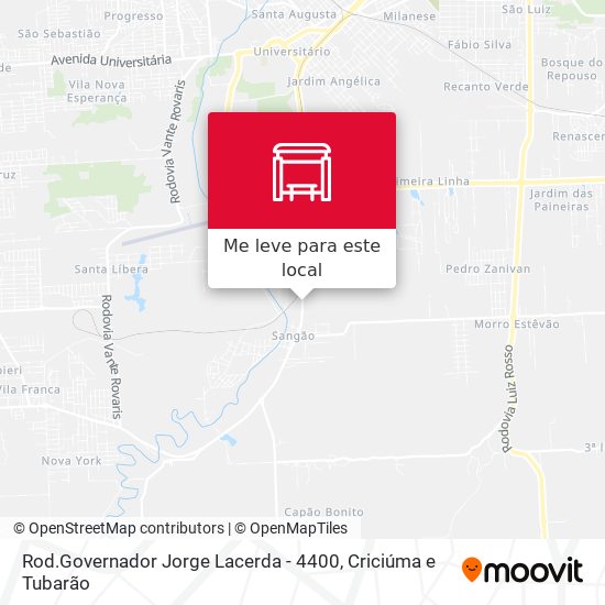 Rod.Governador Jorge Lacerda - 4400 mapa