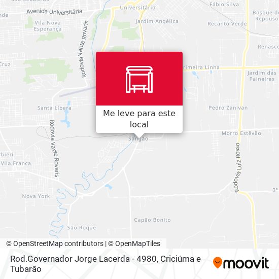 Rod.Governador Jorge Lacerda - 4980 mapa
