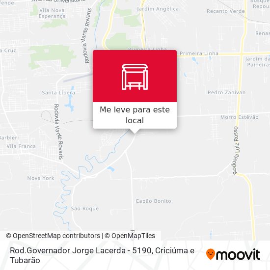 Rod.Governador Jorge Lacerda - 5190 mapa