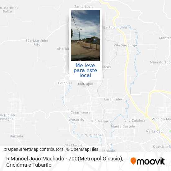 R.Manoel João Machado - 700(Metropol Ginasio) mapa