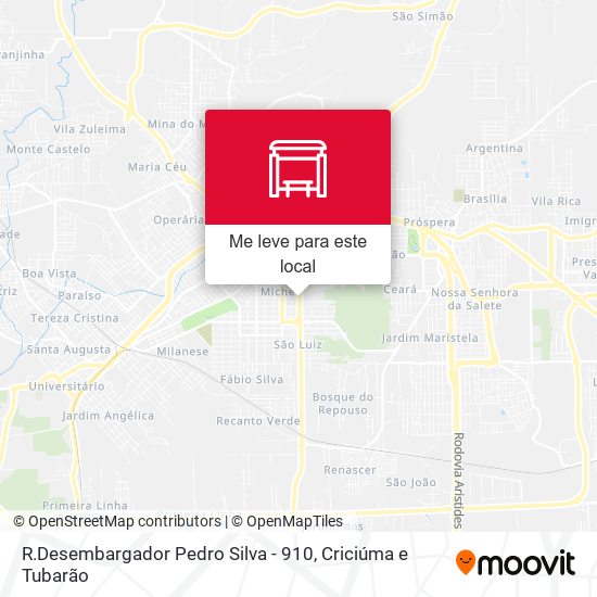 R.Desembargador Pedro Silva - 910 mapa