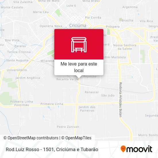 Rod.Luiz Rosso - 1501 mapa