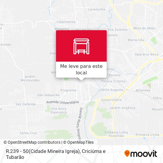 R.239 - 50(Cidade Mineira Igreja) mapa